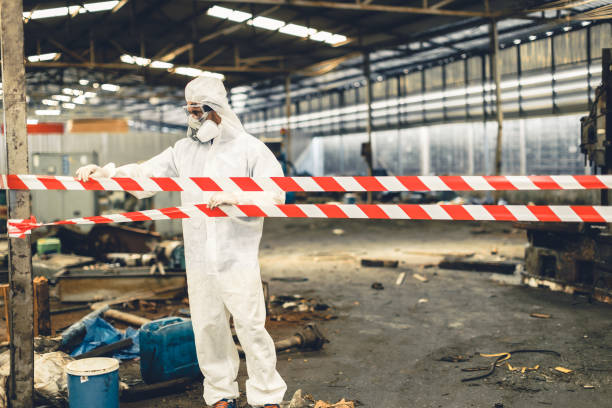 Professional Odor Removal technician working in Bentonville, AR